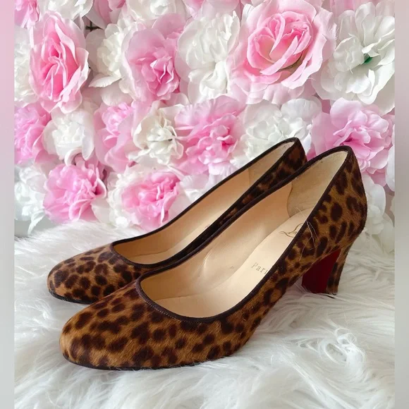 Christian Louboutin Leopard Heels Shoes